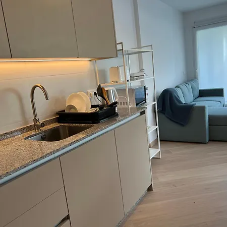 Apartman Punta Dos Prados Con Amplia Terraza Y Piscina Porto de Espasante