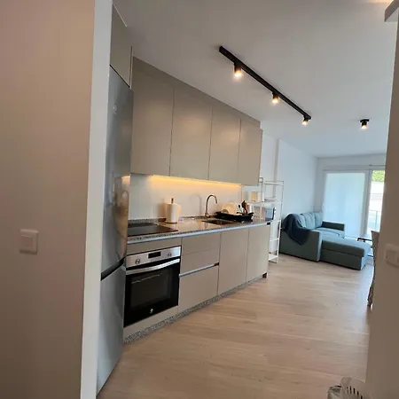 Punta Dos Prados Con Amplia Terraza Y Piscina Apartman Porto de Espasante