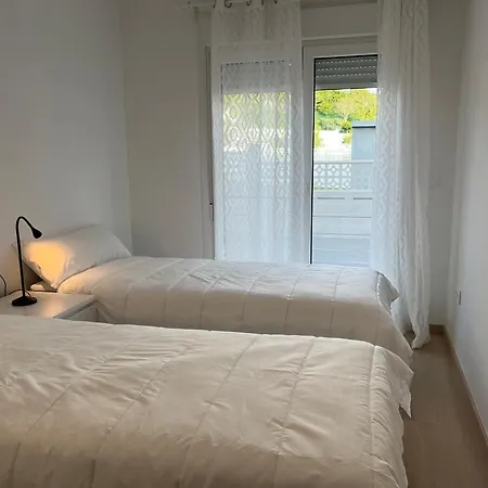 Punta Dos Prados Con Amplia Terraza Y Piscina Apartman Porto de Espasante